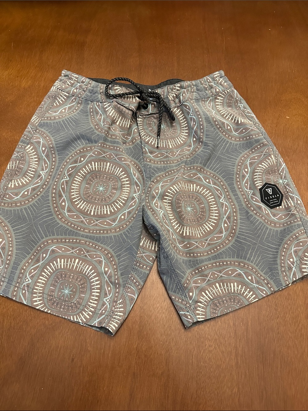 VISSLA Geometric Men’s Swim Board Shorts
